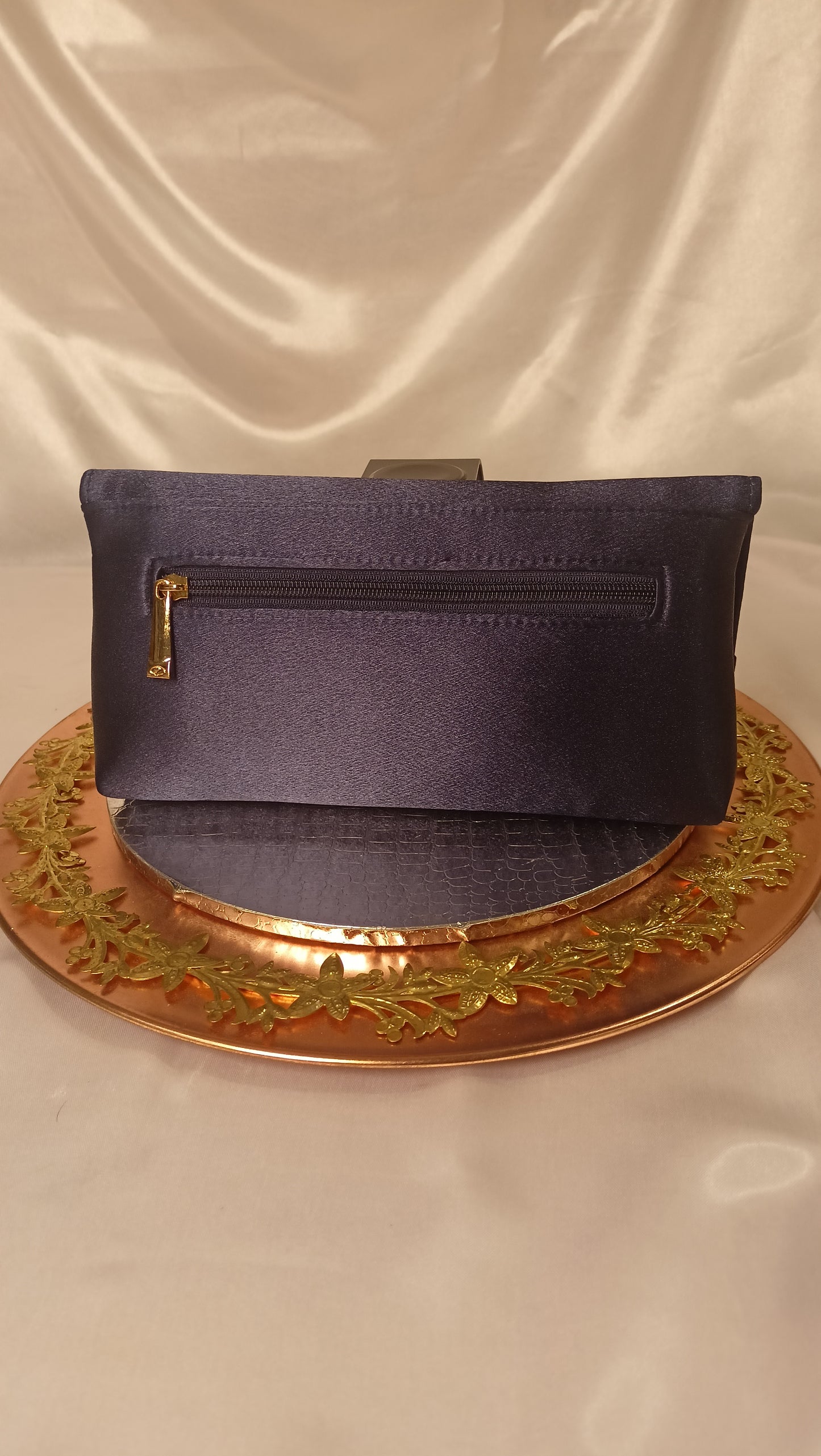 BLUE GOLDEN STONE FLAP CLUTCH
